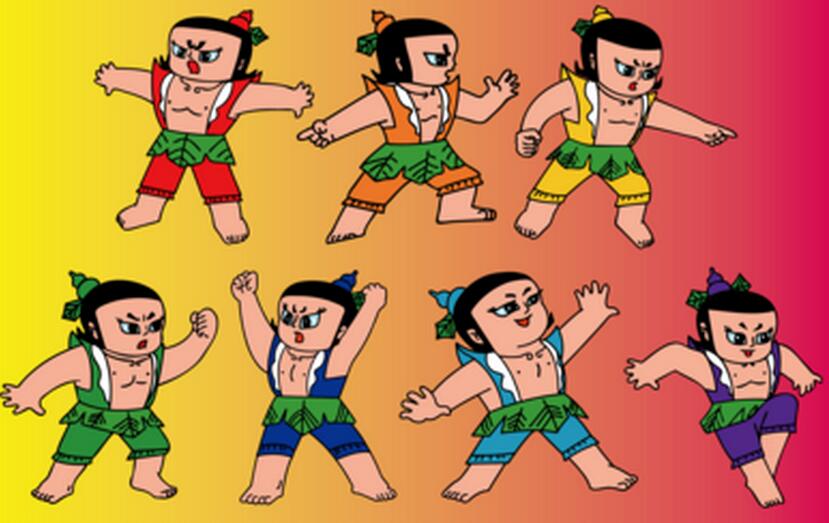 毁童年系列之菊花葫芦娃,你们这样对得起爷爷吗?